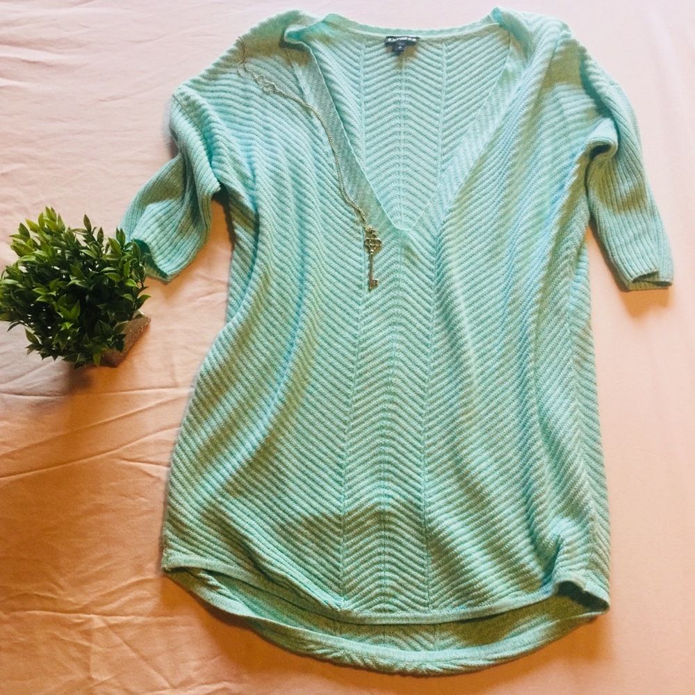Teal Express Sweater